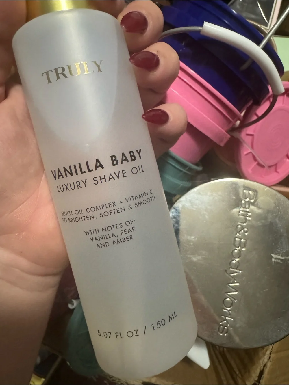 Truly Vanilla Baby Luxury Shave Oil - Vanilla baby